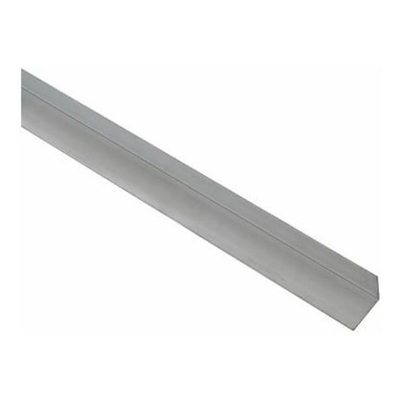 National Hardware Solid Aluminum Angle Stock - Weather-Resistant, 1/2 x 72 In, 1 Piece