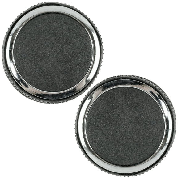 TRQ Rear Radio Volume Control Knobs Chrome Fits Buick Cadillac Chevy GMC Trucks INA37319