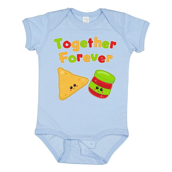 Inktastic Together Forever Chips and Salsa Boys or Girls Baby Bodysuit