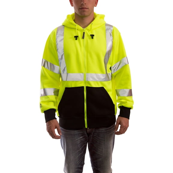 Tingley Rubber Co. S78122 Job Sight Work Utility Outerwear, LG, Safety Green