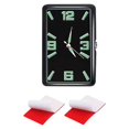 thumbnail image 2 of Reloj para salpicadero de coche, luminoso, elegante y fácil de instalar, con decorativo para SUV, camiones y vehículos. Vertical negro, 2 of 10