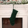thumbnail image 6 of vnanda Holiday Stocking Decor 1pc Christmas Knitted Stocking Handmade Reusable Xmas Tree Hanging Gift Bag Sock Pendant Holiday Party Decoration Festival Gift, 6 of 8