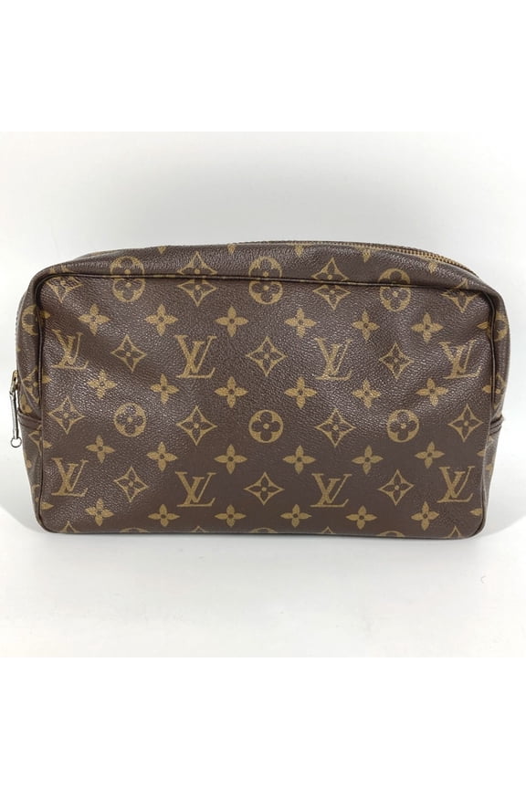 Pre-Owned LOUIS VUITTON M47522 Monogram True Toilet 28 Makeup Pouch, Clutch Bag,... (Fair)
