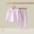 thumbnail image 5 of Cethrio Girls' Pajama Sets Long Sleeve, 2 Piece Fall Winter Comfortable Girls' Sleepwear Purple Size 12-13T, 5 of 6