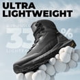 thumbnail image 3 of NORTIV 8 Men's Waterproof Work Tactical Hiking Boots Military Combat Boots with Arch Support, Lightweight Cushion Sole for Work All Day Outdoor Motorcycle, 3 of 8