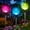 3pack, variant on Landscape & Walkway Lights 3pack Multi-colored Changing Cracked Glass Ball Solar-Powered