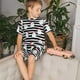 thumbnail image 4 of Balery Cute Chicken Conjunto de Pijama Infantil de Manga Corta con Estampado – Ropa de Dormir de Algodón Suave-Medium, 4 of 6
