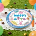thumbnail image 6 of Chanana 16 Pack Easter Party Supplies Set, Happy Easter Dinnerware, Includes Heavy Duty Dessert Dinner Plates 9" for Spring Birthday Party Decorations Table Decor, 6 of 6