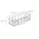 thumbnail image 3 of Soporte compacto para esponjas - Organizador de fregadero de cocina con drenaje, plástico transparente o negro, 9,45x3,86x2,83 pulgadas, 3 of 6