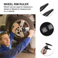 thumbnail image 2 of PCD Gauge, Rim Bolt Pattern Measuring Tool, 4 5 6 8 Holes Lug Bolt Pattern Gauge, Tire Repair Tools, Sliding Measuring Gauge, PCD Ruler PCD Caliper LTC21, 2 of 5