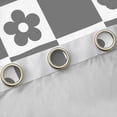 thumbnail image 4 of Homewish Retro Flowers Blackout Curtains Set of 2 (52x84 Each) for Kids Children Teens,Geometric Plaid Grid Window Curtains,Chic Floral Curtains and Drapes,Ultra Soft Home Decor, 4 of 6