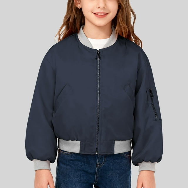 Parkas de manga larga, chaqueta de invierno para niños, chaqueta grande para niños, chaqueta corta holgada acanalada, chaqueta de algodón para niños.