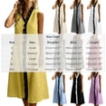 thumbnail image 4 of VBVC Women's Cotton Linen Sleeveless Midi Dress, Ladies' Contrast Ruffle Trim V-Neck Shift Dress, Summer Casual Vacation Dress For Women,White,S-2XL, 4 of 9