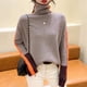 thumbnail image 3 of Suéter de cuello alto Alobee nuevo para mujer, suéter de punto fino popular, suéter de calle, suéteres dulces, jersey de mujer que combina con todo, 3 of 5