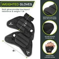 thumbnail image 3 of ProsourceFit Weighted Gloves, Pair of 2 lb. Neoprene Fitness Hand Weights, 3 of 5