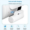 thumbnail image 2 of VR Headset Battery Pack Slim Design Type-C Rechargeable 5000mAh Extended Power A9,1 * Battery pack,White, 2 of 8