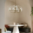 thumbnail image 4 of 52573CPZ Kichler Lighting Petal - 5 Light Chandelier-20.25 Inches Tall and 42.5 Inches Wide, 4 of 7
