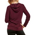 thumbnail image 3 of Women's Pullover Thin Cotton Light Hoodie Sweater (Burgundy, M), 3 of 3