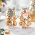 thumbnail image 4 of 6Pcs Christmas Tree Storage Jar Candy Biscuit Sealed Bottles for Xmas Snack Gift Box Without Access, 4 of 5