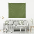 thumbnail image 5 of FREEAMG Plain Dark Olive Green Solid Color Tapestry Aesthetic Tapestry Wall Hanging for Home Decor 80" x 60" Inches, 5 of 6