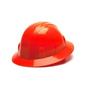 Hi Vis Orange-Full Brim 4 Pt Ratchet Suspension