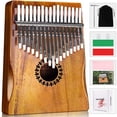 thumbnail image 1 of Piano Kalimba Thumb Newlam de madera de 17 teclas con accesorios, 1 of 8