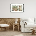 thumbnail image 3 of Stupell Industries Gardening Bunny Scene Botanical & Floral Painting Black Floater Framed Canvas Art Print Wall Art, 31 x 21, 3 of 10