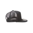 thumbnail image 4 of Top Headwear Structured Mesh Snapback Hat - Black, 4 of 5