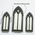 thumbnail image 5 of Zeiwohndc Rustics Arched Window Frame Hanging Window Pane Wall Decors Home Decorations, 5 of 7
