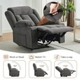 thumbnail image 5 of M optimized Manual Recliner Chair with Massage & Heat, Oversized Recliner Chair, 8-Point Vibration, Lumbar Heating, Comfy Overstuffed Deep Seat Sofa for Living Room, 5 of 6
