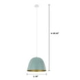 thumbnail image 3 of 204078A-Eglo Lighting-CorettoP - 1 Light Pendant-12.01 Inch Tall and 15.75 Inch Wide-Matte White/Pastel Apricot/Copper Finish, 3 of 7