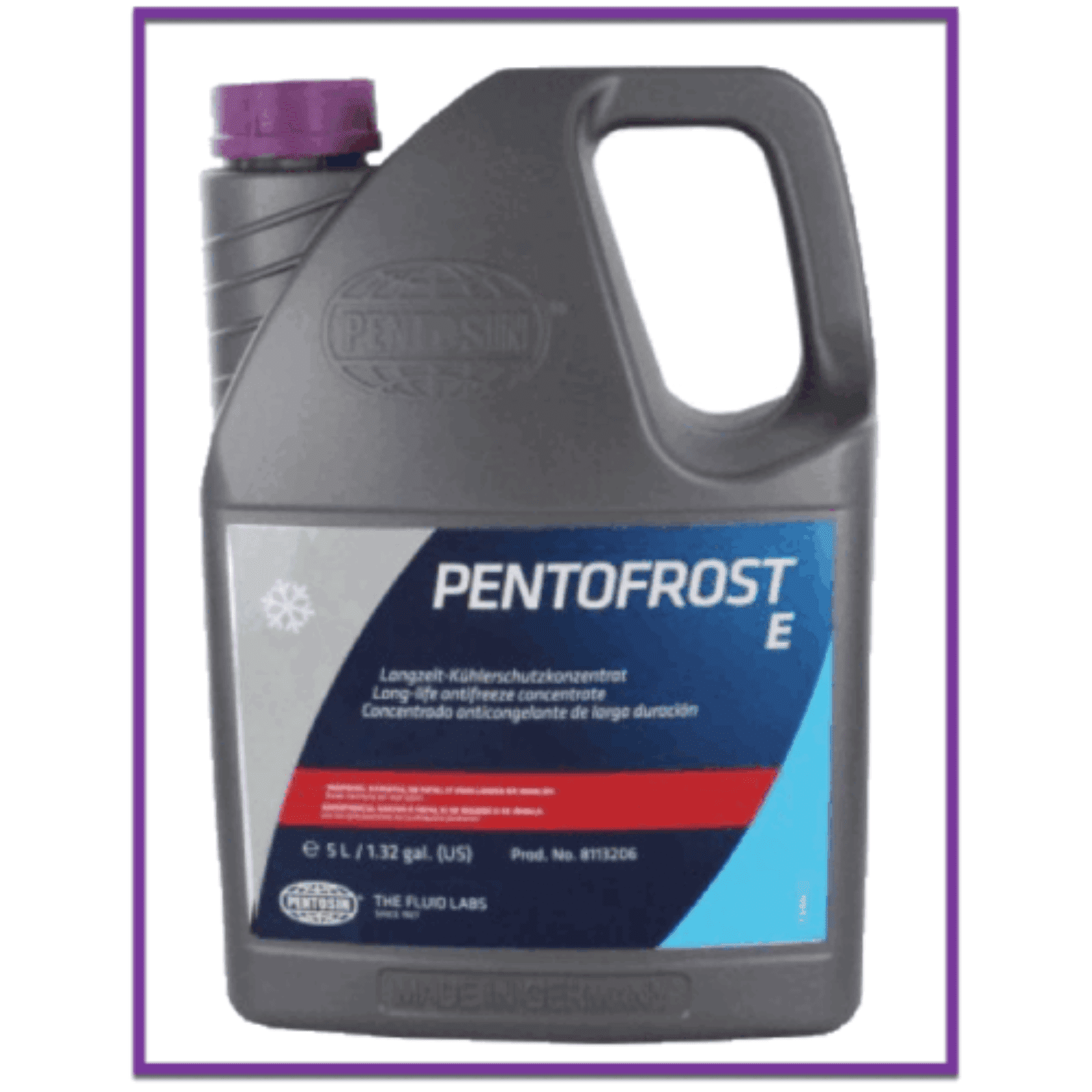 5 Liters Universal Engine Coolant/Antifreeze PENTOSIN EG13 PINK