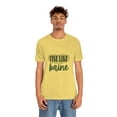 thumbnail image 6 of Fine Like Brine T-shirt, Unisex Funny Pickle Lover Short Sleeve Tee, Yellow, Large, 6 of 9