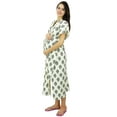 thumbnail image 2 of Bimba Nursing Cotton Kaftan Front Buttons Maternity Night Wear Caftan, 2 of 8
