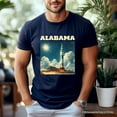thumbnail image 5 of Retro Alabama State Rocket Launch T-Shirt, NASA Space Center Tee and Huntsville Souvenir, 5 of 8