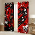 thumbnail image 2 of Castle Fairy Romantic Lover Couple Black Out Curtains for Female Men Women,Happy Valentine's Day Curtains Pack of 2 (42x63 Each),Love Heart Print Bedroom Curtains,Ultra Soft Home Decor, 2 of 6