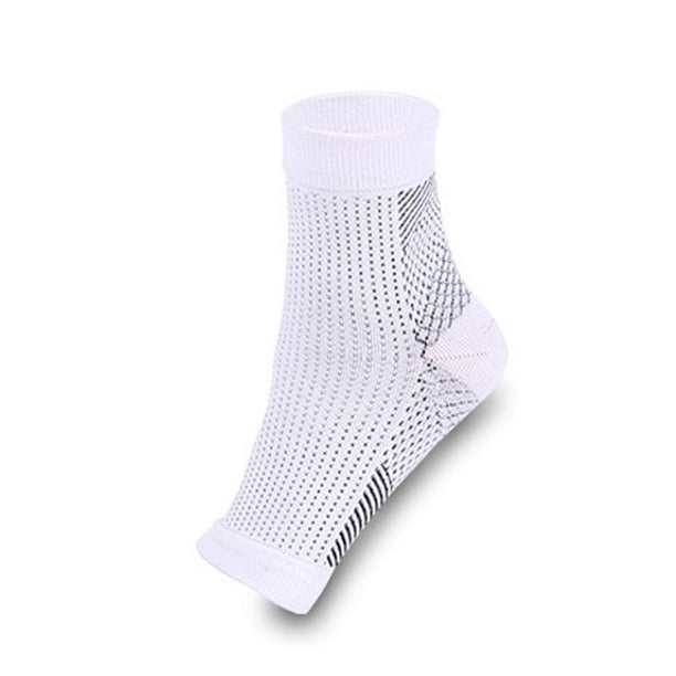 Calcetines tobilleros con funda de presión localizada, calcetines deportivos moldeadores de color sólido