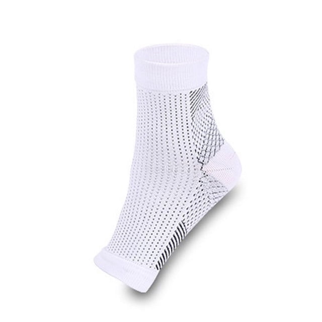 Calcetines tobilleros con funda de presión localizada, calcetines deportivos moldeadores de color sólido