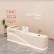 thumbnail image 1 of Lectern Reception Desks Shop Vanity Coffee Counter Cashier Study Podium Reception Desks Front Escritorio Oficina Bar Furniture My Lux Decor Round, 1 of 7