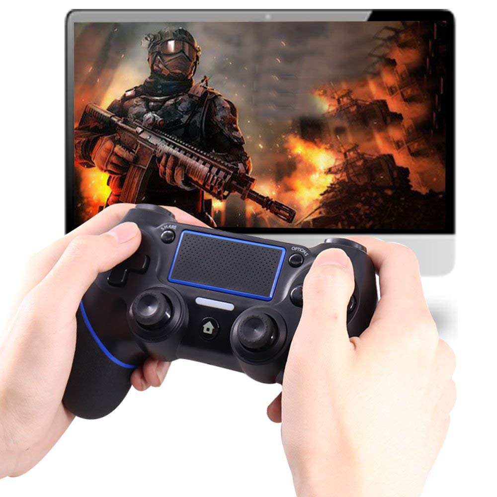 tekdeals black wireless bluetooth game controller pad gamepad for sony ps4 playstation 4