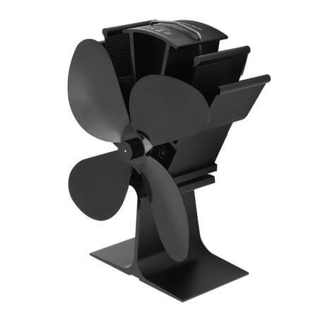 

Fireplace Fan Heat Powered Stove Fan Efficient Anodized Alumina Aluminium Alloy For Home
