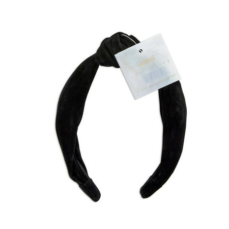 scunci Collection Knotted Suede Headband - Black | Walmart Canada
