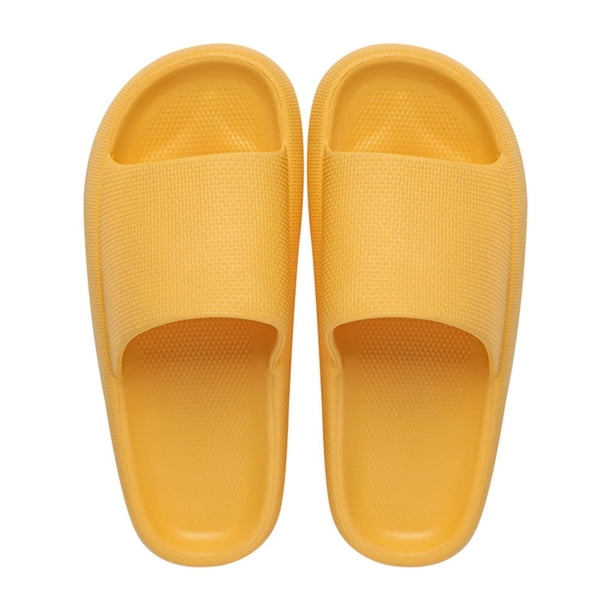 Zapatillas de secado rápido universales, calzado de baño, sandalias de playa de verano, zapatillas de mujer, hombre, Damas, suministros de baño - Amarillo 36-37 Soledad Zapatillas de casa
