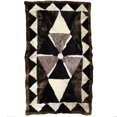 thumbnail image 1 of Natural Geo Sheepskin Area Rug Brown/Cream - 3 x 5', 1 of 4