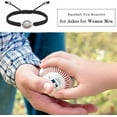 thumbnail image 4 of Sports Style Baseball Urn Bracelet for Ashes for Women Men Baseball Memorial Urn Jewelry Handmade Braided Rope Cremation Keepsake Pendant Locket Memorial Keepsake Jewelry, 4 of 7