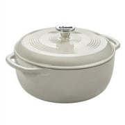 Lodge Enamel Cast Iron 7.5 Quart Dutch Oven, Blue, EC7D33