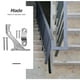 thumbnail image 4 of 1 juego de soportes para barandilla de escalera, pasamanos de escalera, soportes para pasamanos de escalera, 4 of 6