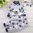 thumbnail image 2 of xaweyi Infant Baby Boy Fall Outfit Set Long Sleeve Letter Print Tops Solid Pants Cute Newborn Toddler Winter Clothes,Sizes 2-3 Years, 2 of 6