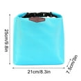 thumbnail image 6 of Insulated Lunch Bag, Small Cool Bag with Zip, Mini Cool Box for Work, School, Outdoor Picnic, Reusable Thermal Lunch Bag, 6 of 10