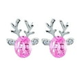 thumbnail image 1 of Hearth & Gear Flower Earrings Large Flower Stud Earrings Floral Earrings For Women Double Hoop Earrings For Piercing Statement Earrings for Women Elegant Earrings Earrings for Women Dangle Pearl, 1 of 7